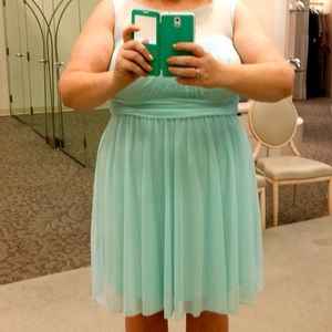 Size 18 Mint Green Bridesmaid Dress David's Bridal